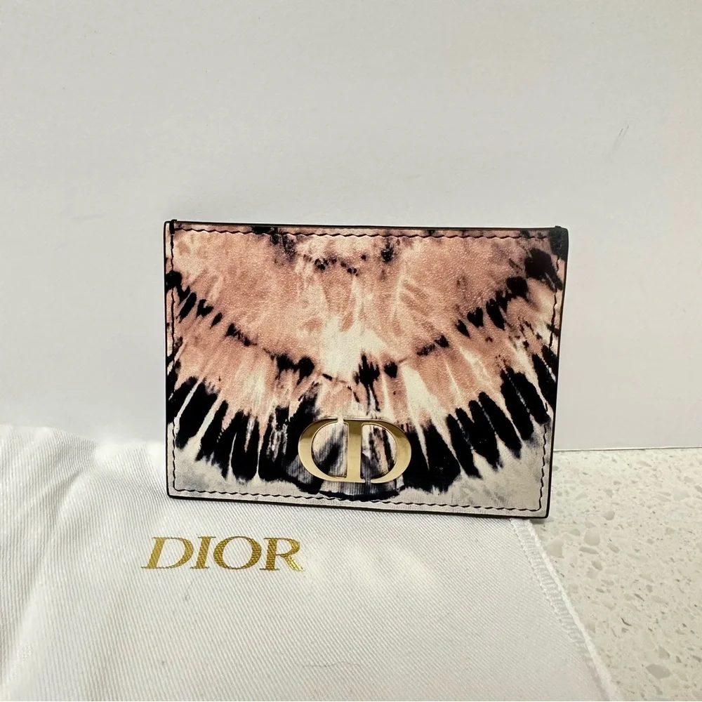 Dior Limited Edition Tie Dye Card Holder